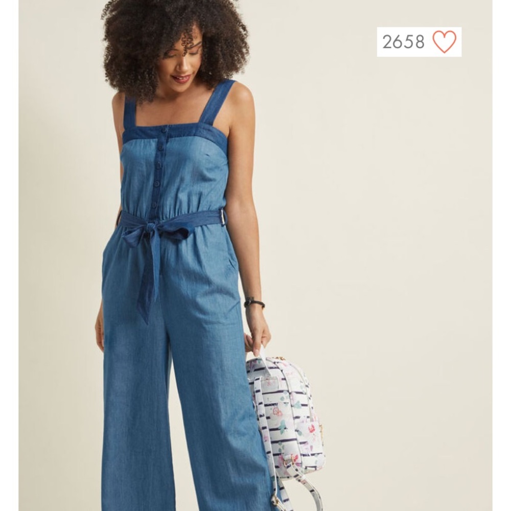 ModCloth Jumpsuit chambray
